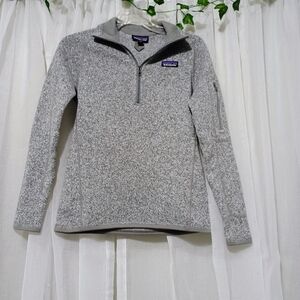 Patagonia Women's Worn Wear Better Sweater 1/4-Zip Fleece Pullover Size XS